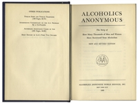 Bill Wilson Signed Copy of the Alcoholics Anonymous ''Big Book''
